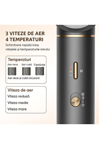 Rovotec Multistyler 802A Curling Iron, 5 in 1, Coanda Technology, Professional Dryer, 1350 W