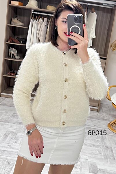 İnce Topuk كارديجان تريكو ذو اللحية من سلسلة Prive 6p015