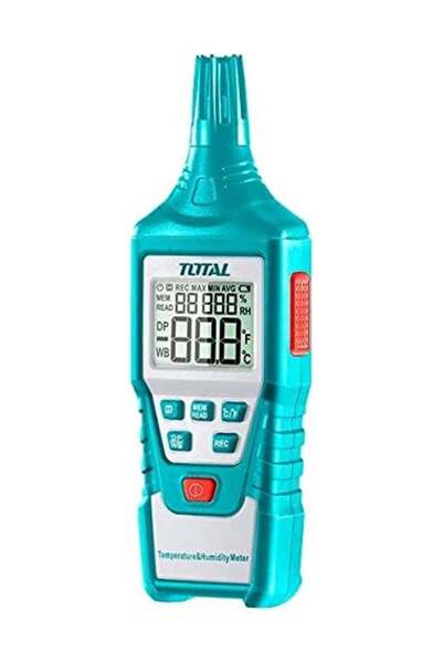 TOTAL جهاز قياس الرطوبة ودرجة الحرارة الرقمي