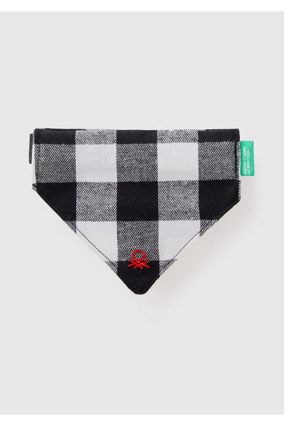 United Colors of Benetton Unisex Green Plaid Dog Bandana