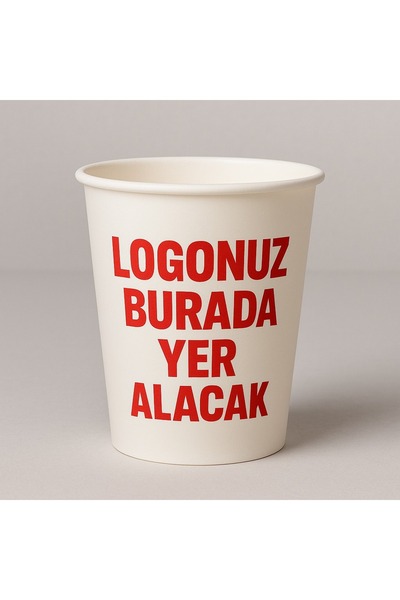 Sofya Ambalaj Baskılı Karton Bardak 7 oz 100 Adet