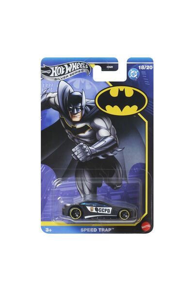 HOT WHEELS BATMAN THEMED METAL SPEED TRAP CAR 1 TO 64 SCALE