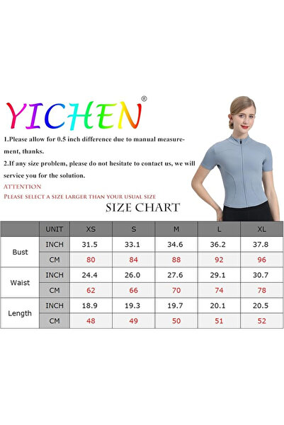 OEM Sports blouse, short sleeves, zip-up neck, blue S