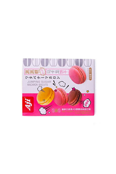 AJI بسكويت ماكارون السكر بنكهة الفراولة 133 جرام × 24