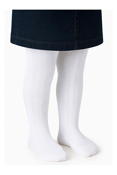 Civil Baby جوارب طويلة للفتيات الرضع من ريا ديسن 6 - لون أبيض، مقاس 18 شهرًا