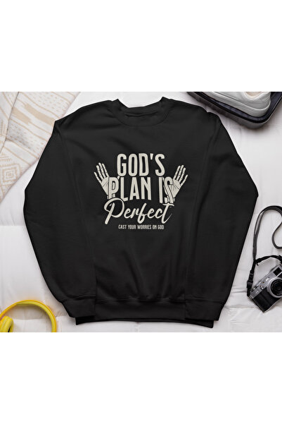 MAGORS الخطة التي خصصها الله هي مثالية - سترة رياضية قطنية مطبوعة بأكمام طويل...