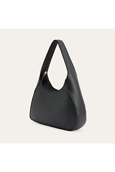 Mudo Leather Look Oval Handbag