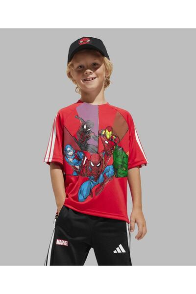 adidas MARVEL SPIDER-MAN T-SHIRT-Red