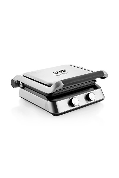 Schafer Profi Toast Tost ve Izgara Makinesi-Inox