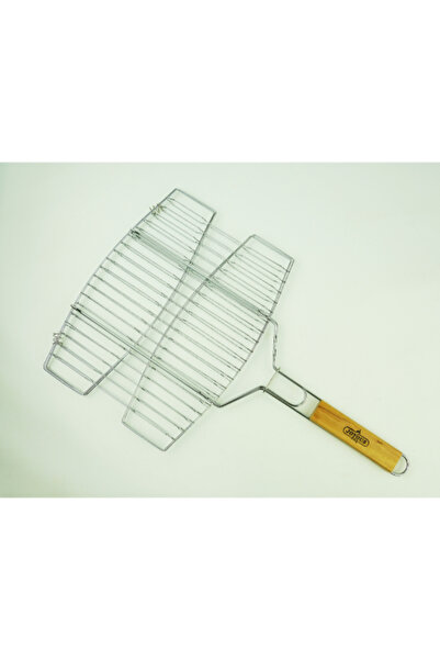 Joyous سلة شواء سمك مزدوجة عالية الجودة 55 سم