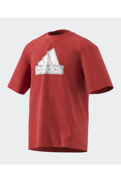 adidas Future Icons Logo Pique Graphic T-Shirt - Maroon