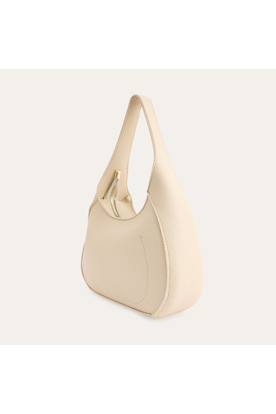 Mudo Leather Look Oval Handbag