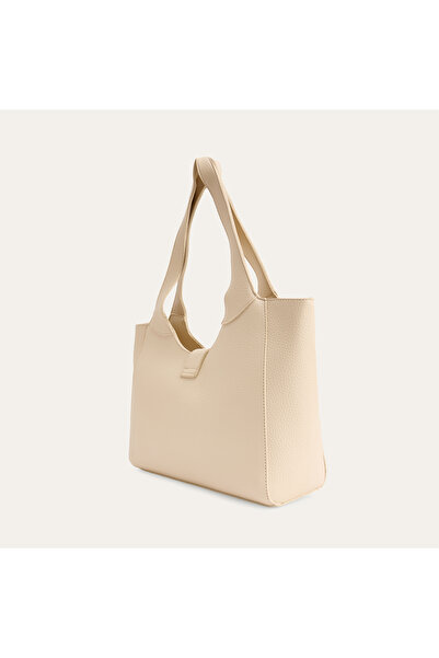 Mudo Leather Look Buckle Handbag