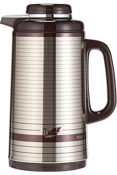 Peacock JAPAN VACUUM FLASK CI SSSM دلة بيكوك اليابانية (BROWN, 1.0 L)