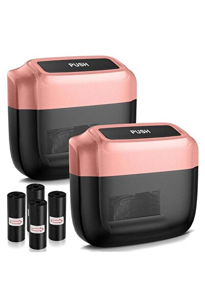 Bukela 2 Pack Car Trash Can with Lid & Built-in Bags