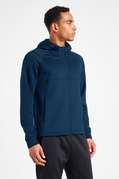 Lescon Erkek Fermuarlı Kapüşonlu Sweatshirt 25N-1163