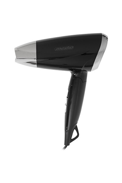 MESKO Πτυσσόμενο πιστολάκι μαλλιών 1400W μαύρο
