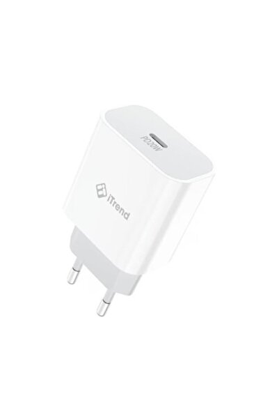 itrend Pa91c-l Network Charger, Fast Charge, Usb-c Output, Pd 3.0, 20w, Compatible Samsung, Iphone,