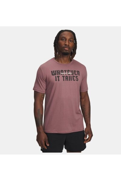 Under Armour Ανδρικό μπλουζάκι UA Project Rock με κοντό μανίκι 1 6005046-651