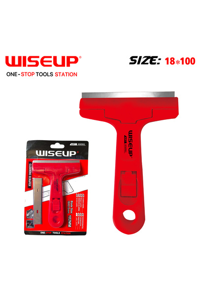 WISEUP مقشط سكين مع غيار .