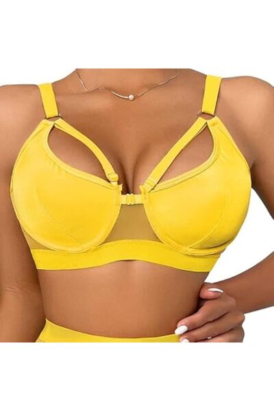 Margoun Women Lingerie Sets with Garter Belt 4 Pieces Lace Teddy Babydoll Bodysuit MG06