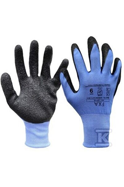 Other Mănuși de lucru mărimea 10, cu înveliș din latex albastru. Previne pătrunderea uleiului în mănușă. Parte superioară respirabilă.