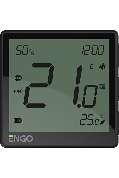 Other Controler de temperatură ENGO pentru internet, baterie ZigBee neagră