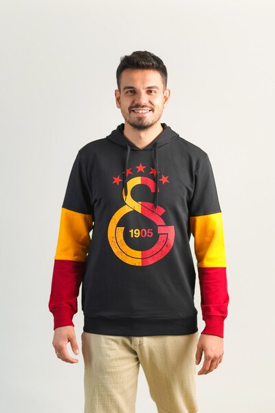 Galatasaray Original 5 Star Logo Hooded Sweat