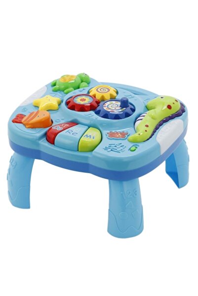 Mappy Masuta interactiva Mappy, cu lumini si sunete, albastru