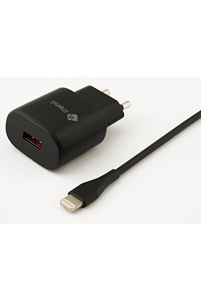 itrend Incarcator Fast Charge + Cablu Lightning, Qc 3.0 (Set Complet)