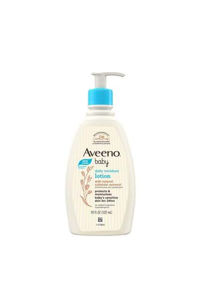 AVEENO Baby Daily Moisturizing Body Lotion | 24 Hour Protection for Sensitive Skin | Active Natural