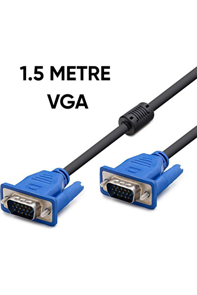 Forbin 1.5M VGA Monitör Kablo 15 Pin E/E – Bilgisayar, Projeksiyon, Ekran Bağ...