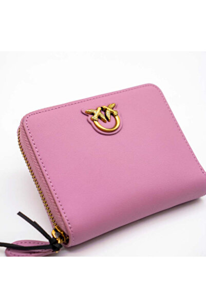 PİNKO WOMEN'S WALLET MADE OF GENUINE LEATHER – ANTICO PINK (PASTEL PINK)