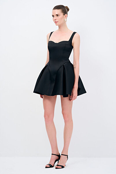 adL Askılı Mini Elbise