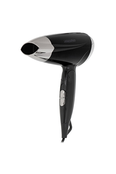 MESKO Πτυσσόμενο πιστολάκι μαλλιών 1400W μαύρο