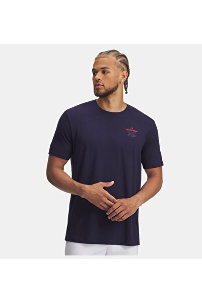 Under Armour Erkek UA Golf Warning Kısa Kollu T-Shirt 6003736-410