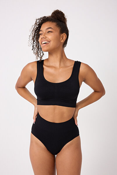 FOREVER MORE Γυναικείο μπουστάκι χωρίς ραφές με χοντρό λουράκι, ελαστικό χωρί...