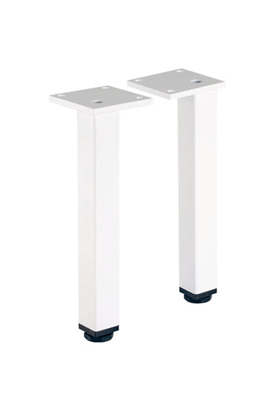 Other Set picioare Selnova Square H197, 205 cm, alb, pachet de 2 bucăți