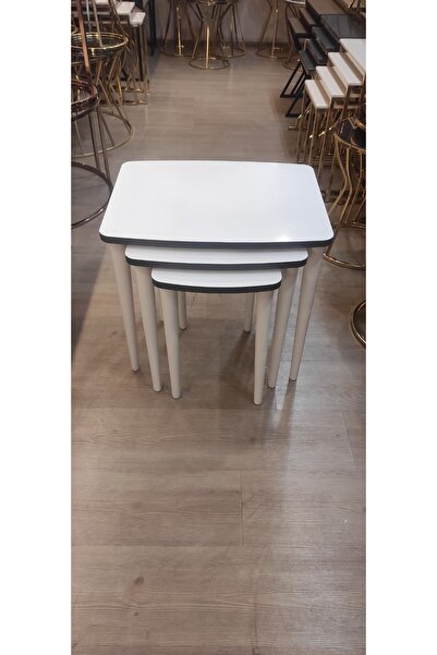 sandıkçı HACI HAFIZ 3 Lü MDF lam Ahşap zigon sehpa