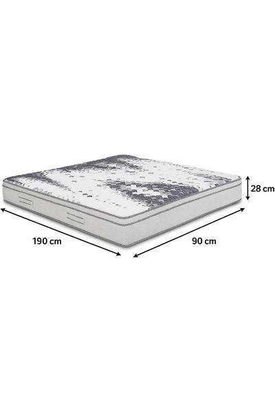 the home mart مرتبة تشيلسي من هوم مارت، إسفنج ميموري فوم، زنبركات جيبية - غطا...