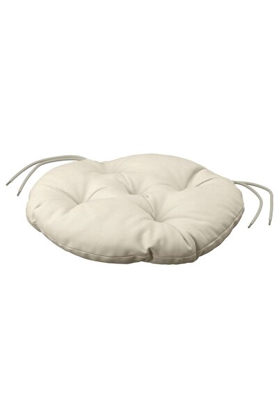 IKEA KUDDARNA Chair cushion, outdoor, light grey-beige, 35 cm