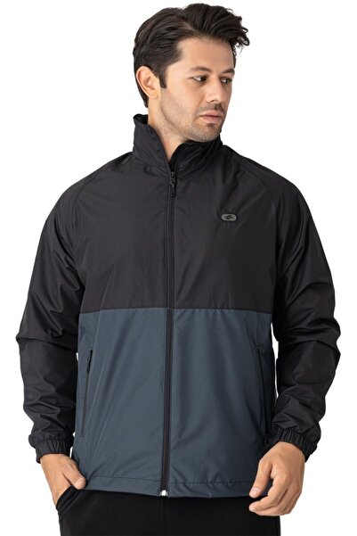 Crozwise Men's Raincoat Anthracite Men's Raincoat Windbreaker Raincoat Men's 5038-06