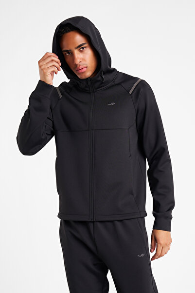 Lescon Erkek Fermuarlı Kapüşonlu Sweatshirt 25N-1163