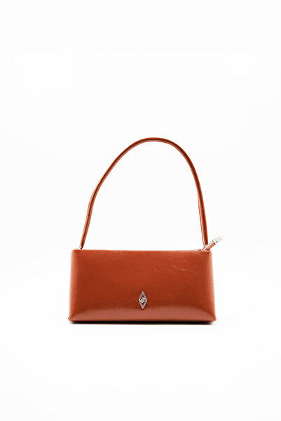 Aron Atelier Wilma Taba Kırışık Rugan Kadın Omuz Çantası