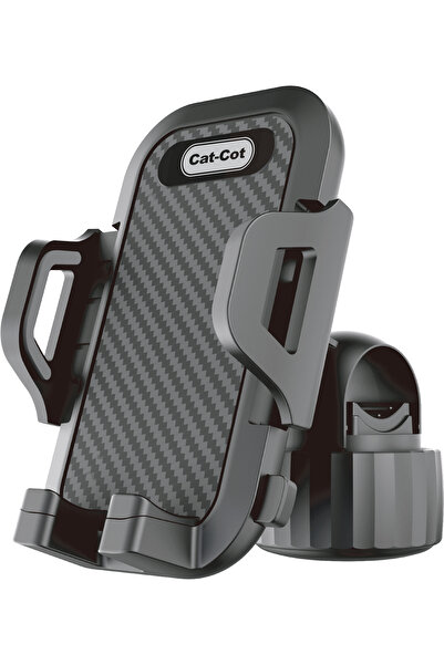 Cat - Cot حامل هاتف بمقود عربة الأطفال Cat-Cot مع تشغيل بيد واحدة، دوران 360 ...