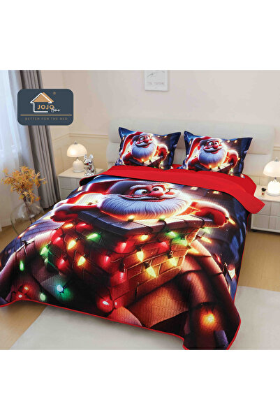Inovius 5D Digital Printing Bedspread - Christmas Pattern CVT1005