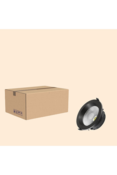 HAMER Carton of 50 pieces, 7 cm, 7 watts, 1 color, black body spotlight