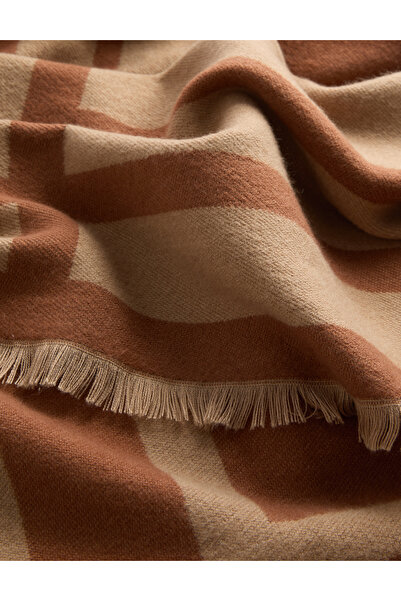 Marks & Spencer Geometrik Desenli Dokuma Atkı