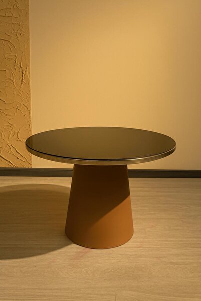 Valda ALT KAHVE ÜST ROZ GOLD ORTA SEHPA