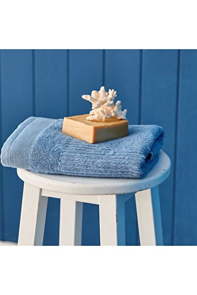 Nautica Bath towel, Stripe, 100% cotton, 570 g/m2, 70 x 140 cm, light blue